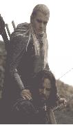 Legolas utěšuje Aragorna - Návrat krále